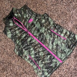 Camo Northface Vest